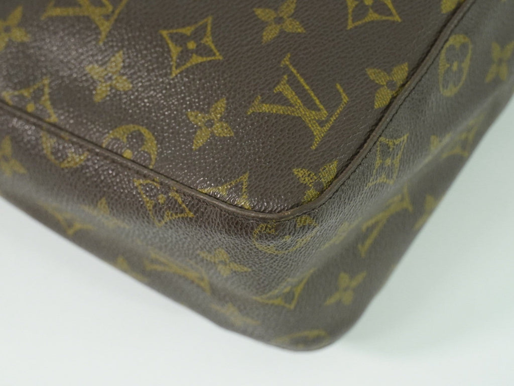 Louis Vuitton Monogram Looping Handbag Monogram Canvas Brown Canvas Shoulder Bag Bag (Pre-Owned)