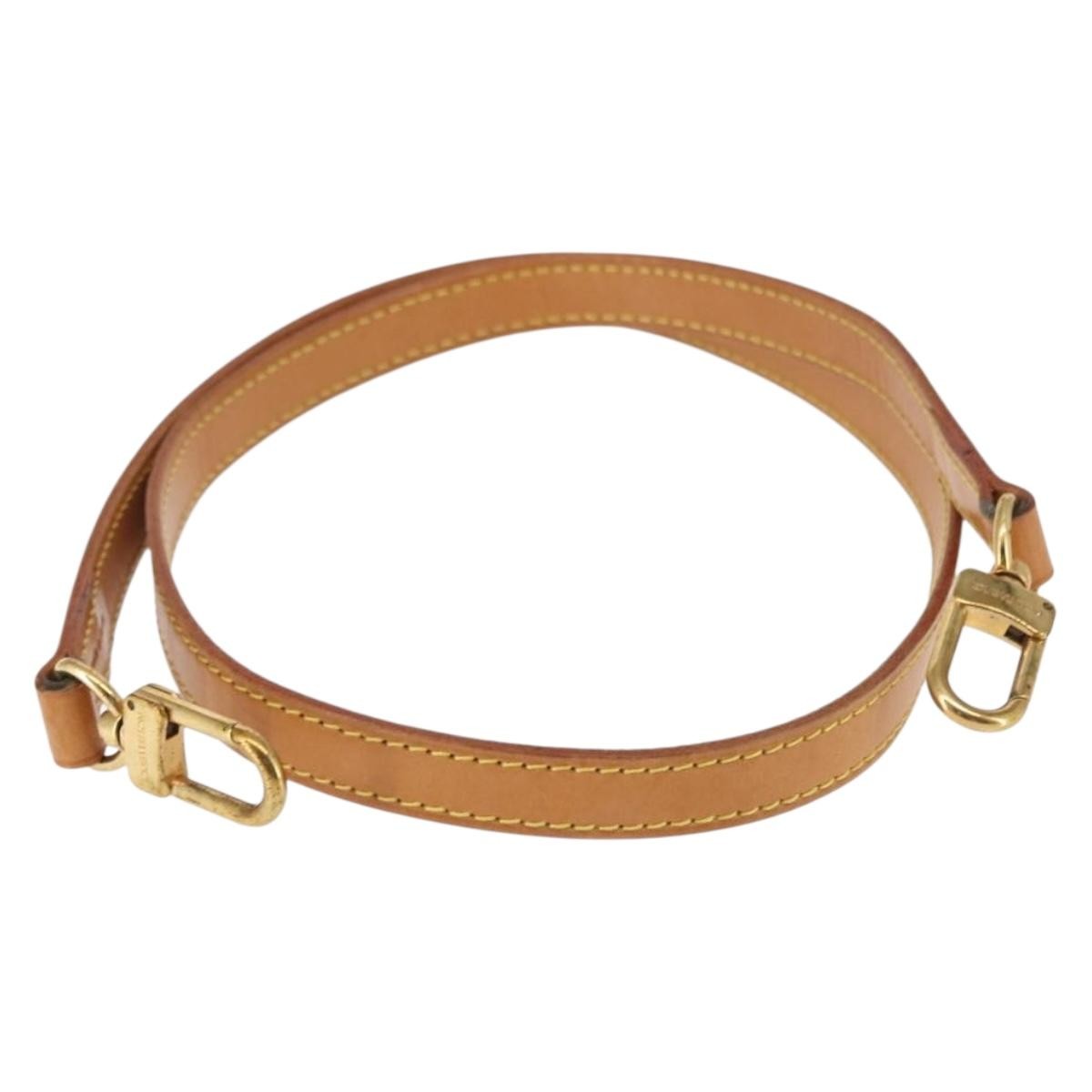 Louis Vuitton Bandouliere Leather Beige Leather Straps Accessory (Pre-Owned)