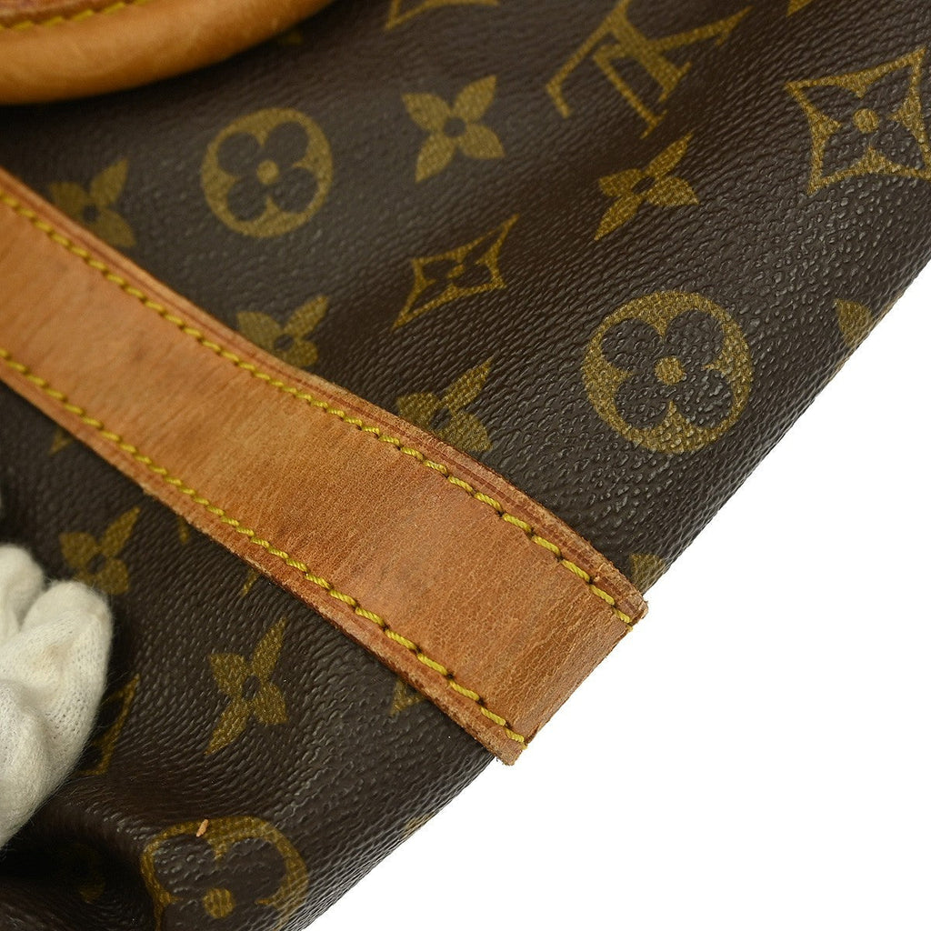 Louis Vuitton Keepall Bag Monogram Canvas Brown Canvas Travel Bag Bag (Pre-Owned)