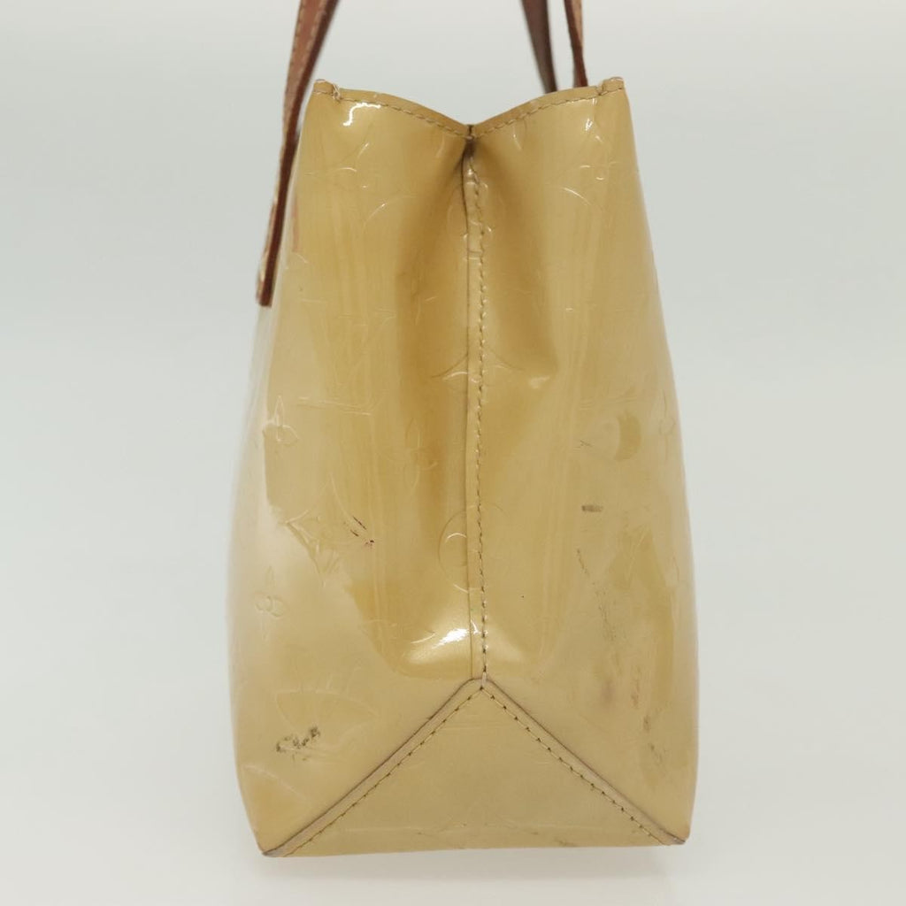 Louis Vuitton Reade Handbag Monogram Vernis Beige Patent_Leather Handbag (Pre-Owned)
