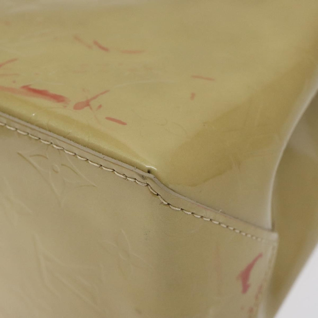 Louis Vuitton Reade Handbag Monogram Vernis Beige Patent_Leather Bag (Pre-Owned)