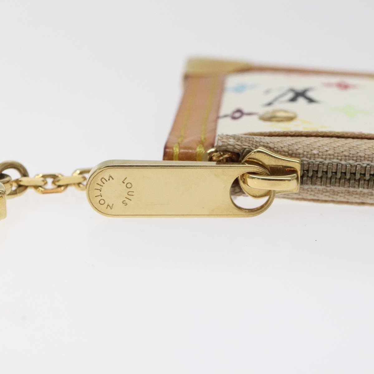 Louis Vuitton Pochette Clés Monogram Canvas Multicolour Canvas Wallets Accessory (Pre-Owned)