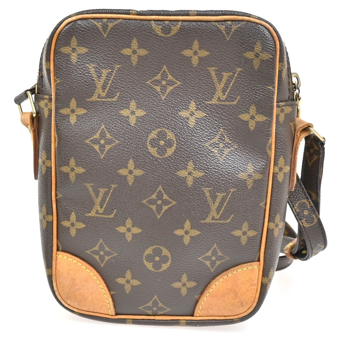 Louis Vuitton Amazone Bag Monogram Canvas Brown Canvas Shoulder Bag Bag (Pre-Owned)
