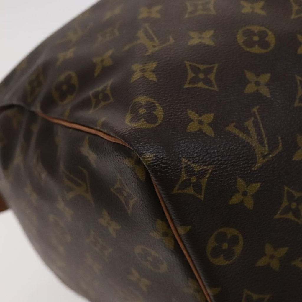 Louis Vuitton Keepall Bag Monogram Canvas Brown Canvas Bag (Pre-Owned)