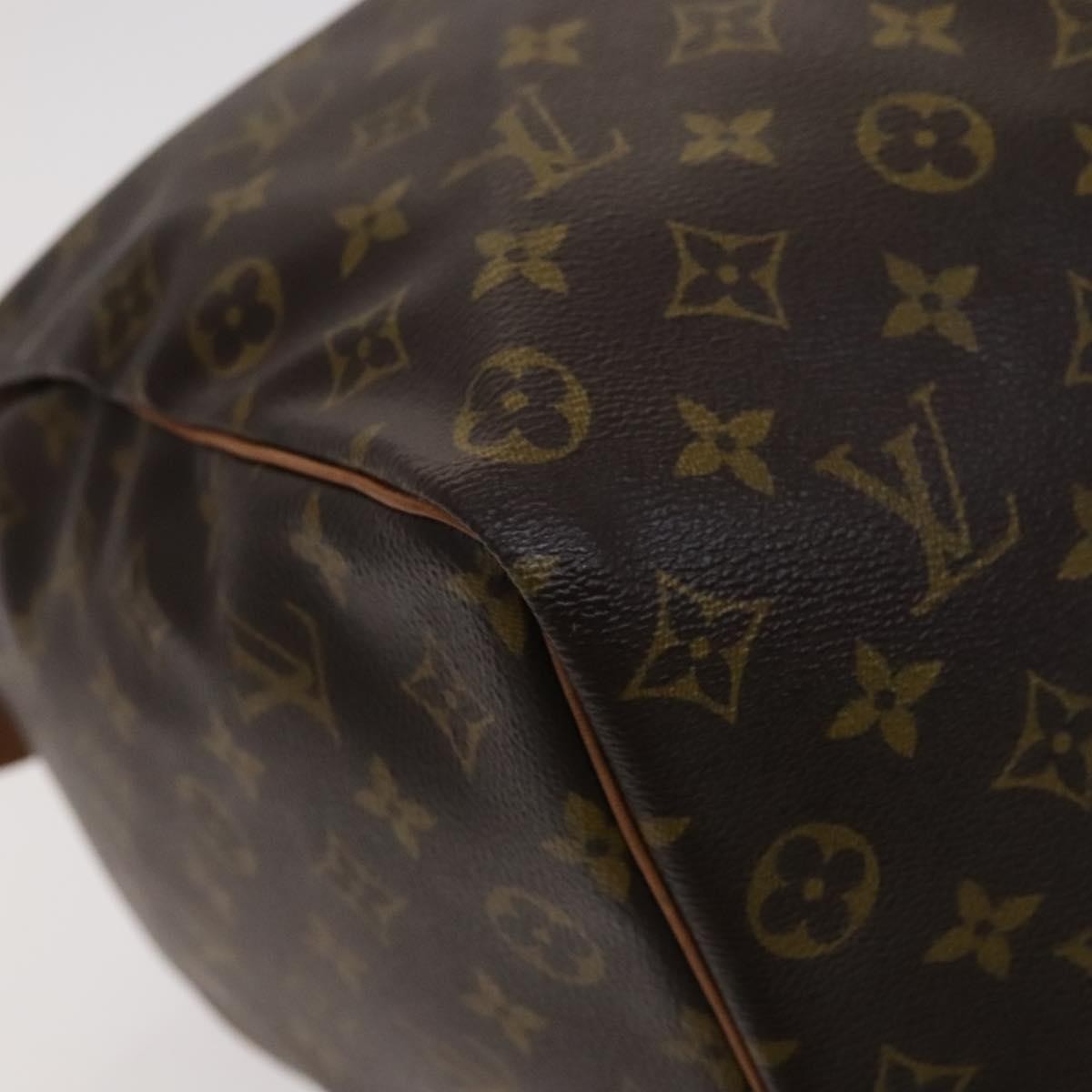 Louis Vuitton Keepall Bag Monogram Canvas Brown Canvas Bag (Pre-Owned)