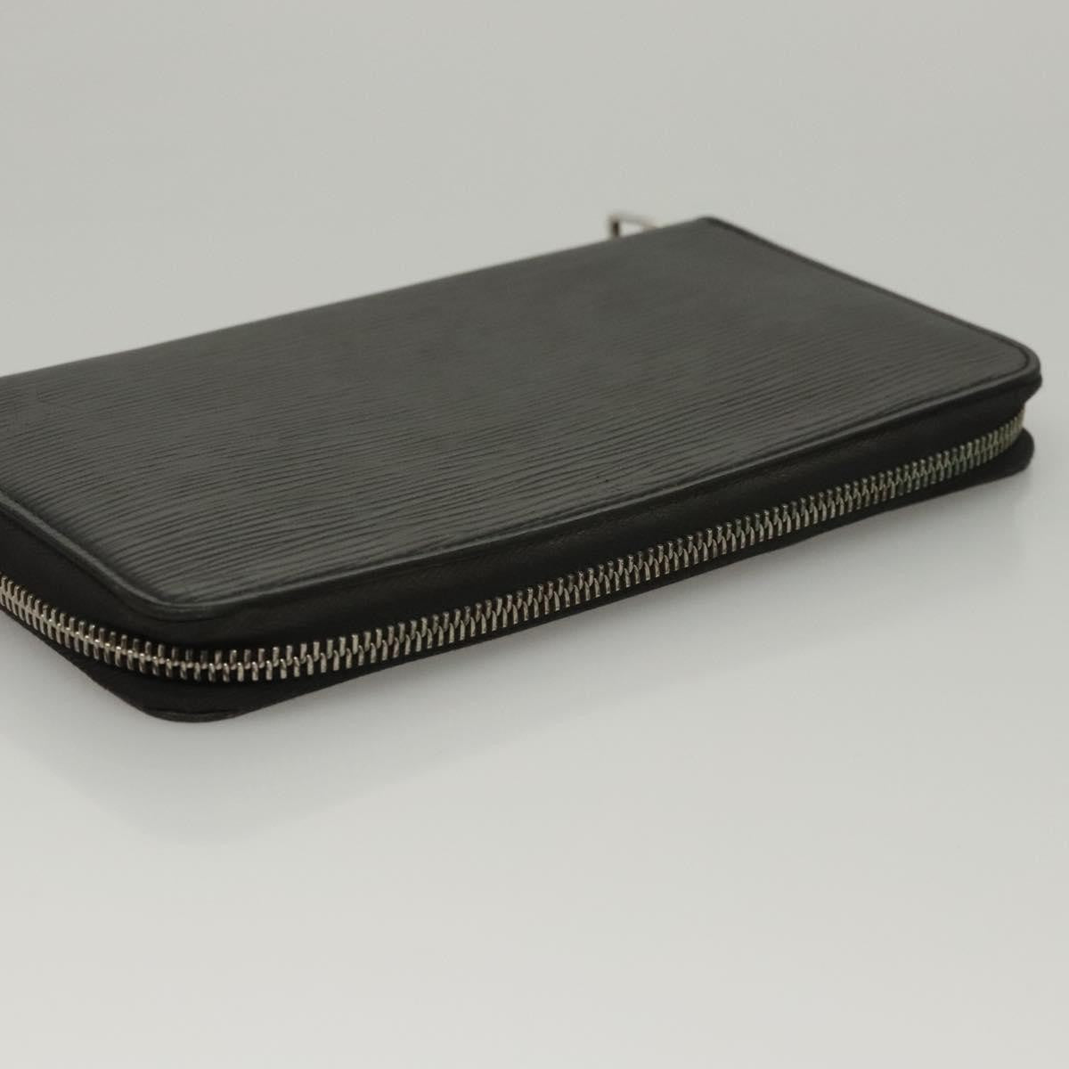 Louis Vuitton Zippy Organizer Epi Leather Black Leather Wallets Accessory (Pre-Owned)