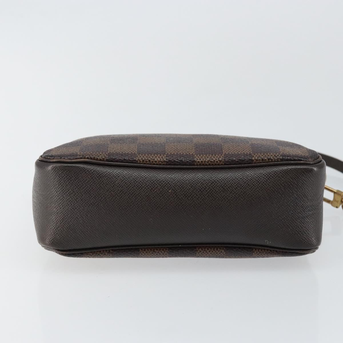 Louis Vuitton Trousse Make Up Bag Damier Canvas Brown Canvas Clutche & Pouche Bag (Pre-Owned)