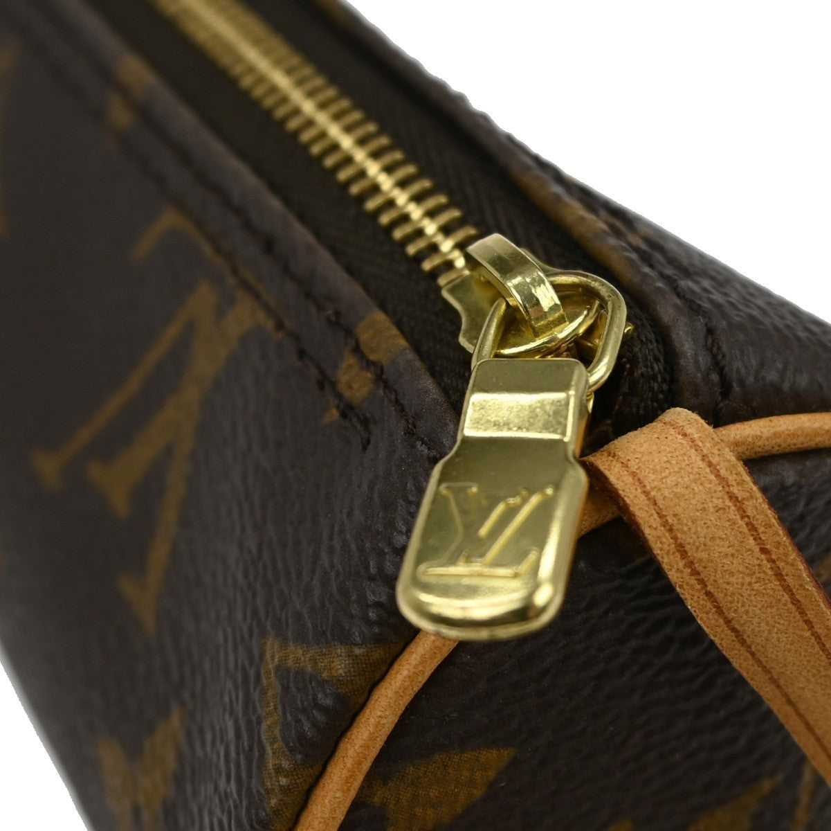 Louis Vuitton Papillon Pochette Monogram Canvas Brown Canvas Clutche & Pouche Bag (Pre-Owned)