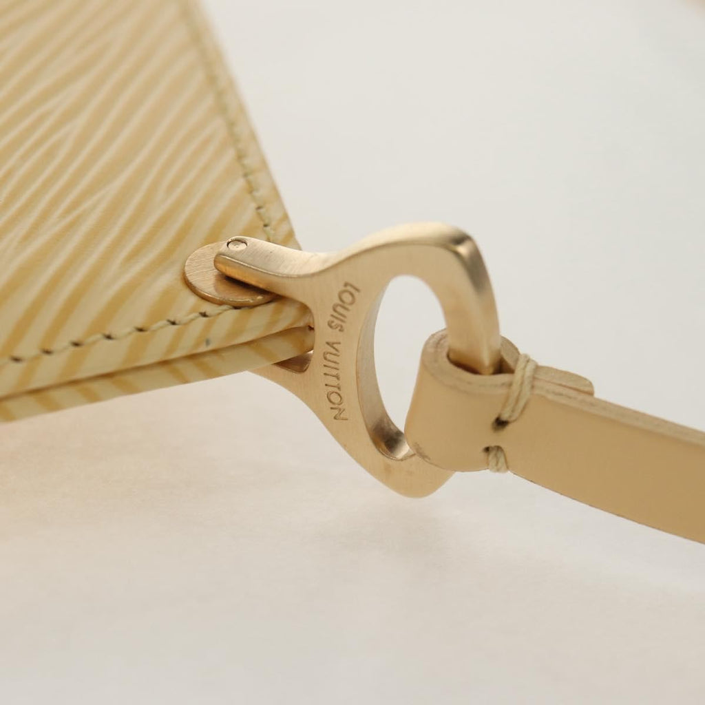 Louis Vuitton Demi Lune Pochette Epi Leather Beige Leather Clutche & Pouche Bag (Pre-Owned)