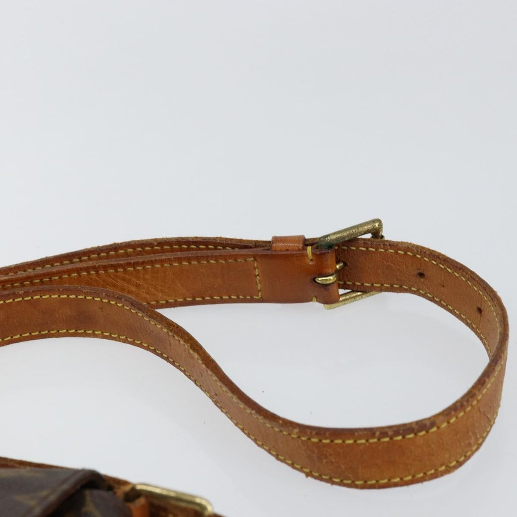 Louis Vuitton Musette Handbag Monogram Canvas Brown Canvas Shoulder Bag Bag (Pre-Owned)