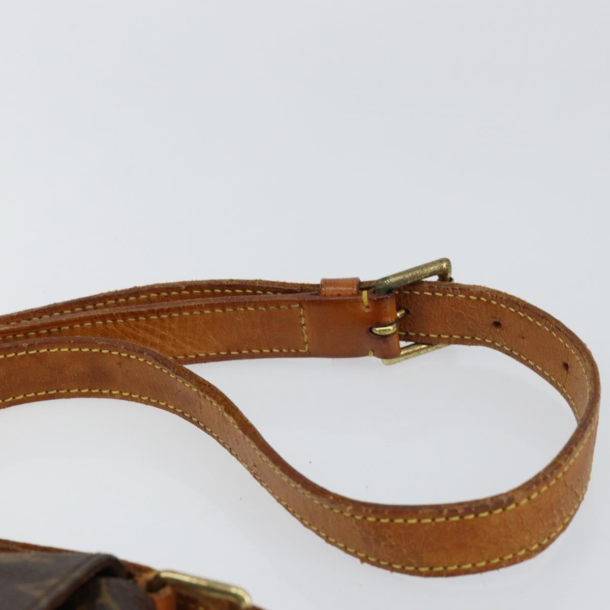 Louis Vuitton Musette Handbag Monogram Canvas Brown Canvas Shoulder Bag Bag (Pre-Owned)