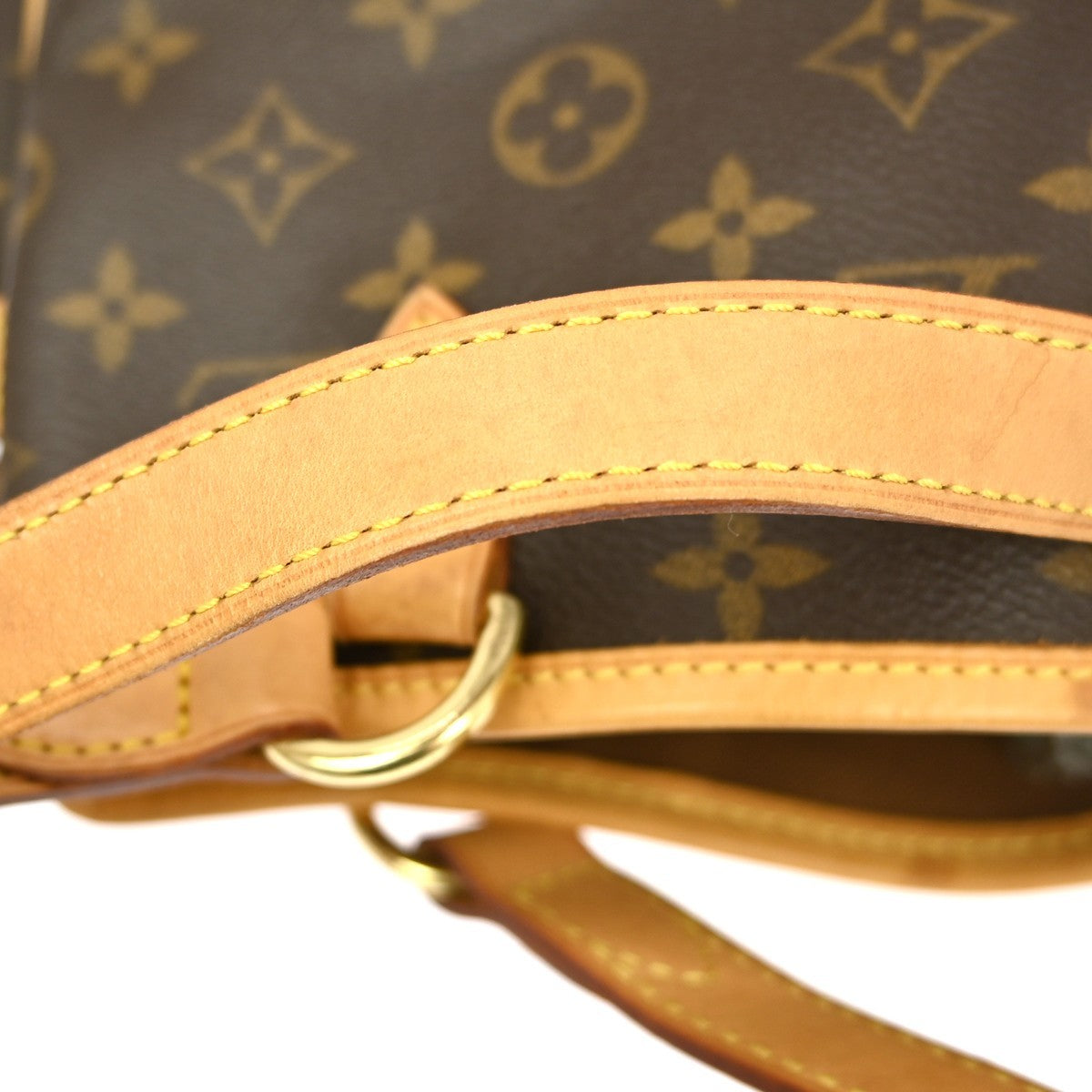 Louis Vuitton Batignolles Handbag Monogram Canvas Brown Canvas Tote Bag Bag (Pre-Owned)