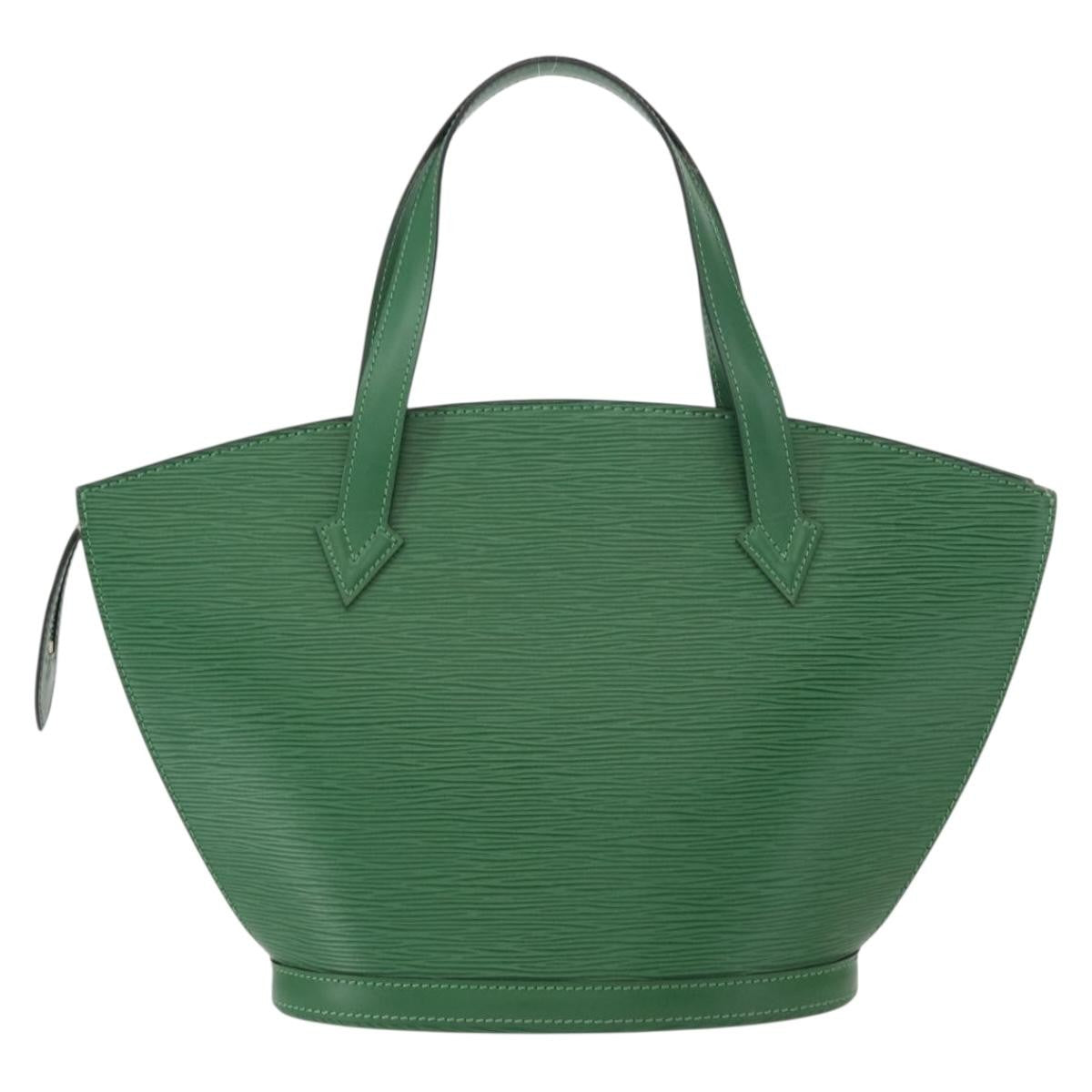 Louis Vuitton Saint Jacques Handbag Epi Leather Green Epi Leather Handbag (Pre-Owned)