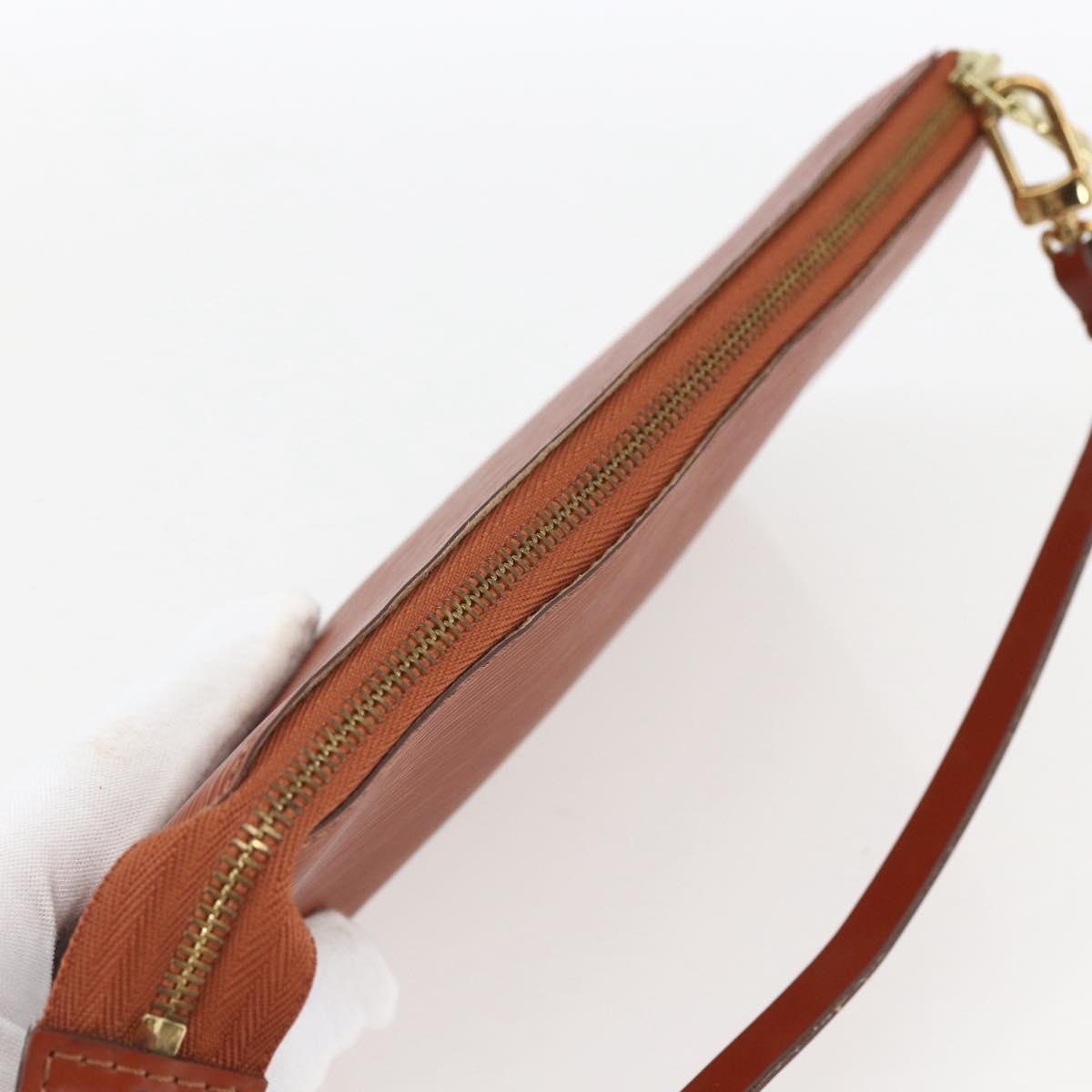 Louis Vuitton Pochette Accessoires Epi Leather Brown Leather Clutche & Pouche Bag (Pre-Owned)