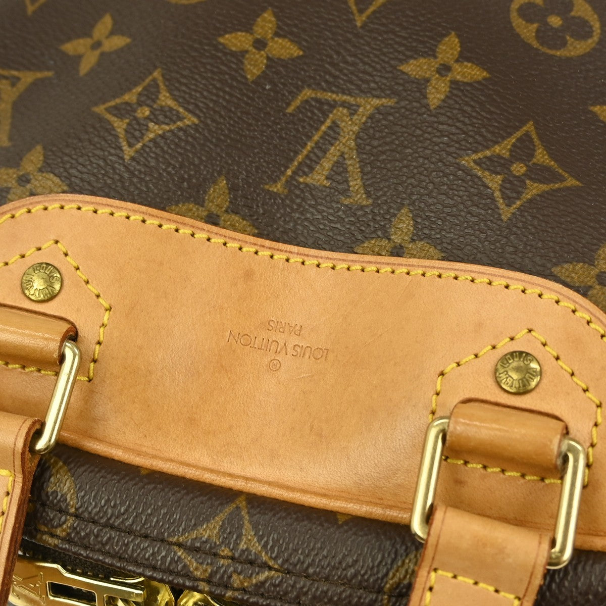 Louis Vuitton Excursion Handbag Monogram Canvas Brown Canvas Handbag (Pre-Owned)