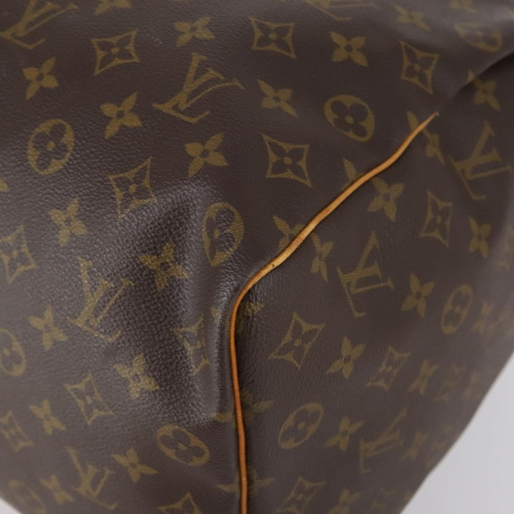 Louis Vuitton Keepall Bag Monogram Canvas Brown Canvas Travel Bag Bag (Pre-Owned)