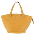 Louis Vuitton Saint Jacques Handbag Epi Leather Yellow Leather Handbag (Pre-Owned)