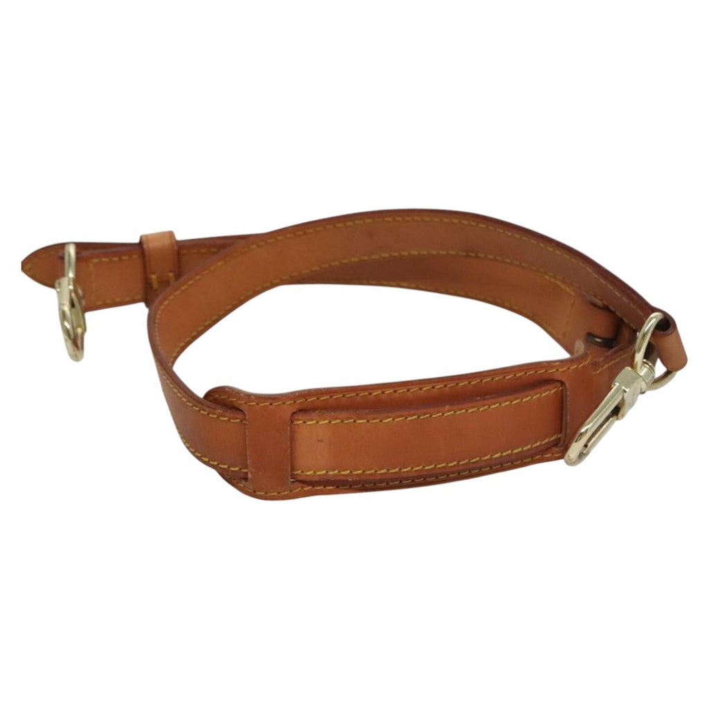 Louis Vuitton Adjustable Shoulder Strap Vachetta Leather Beige Leather Straps Accessory (Pre-Owned)