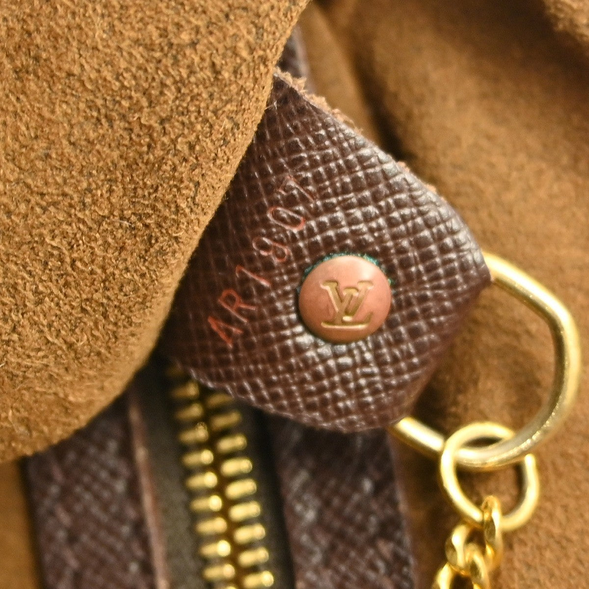 Louis Vuitton Marais Bucket Bag Damier Brown Canvas Shoulder Bag Bag (Pre-Owned)