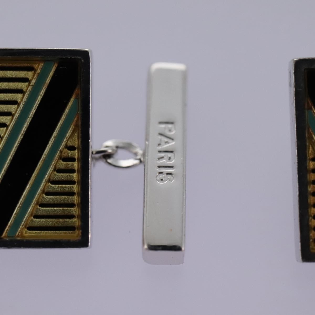 Louis Vuitton Cufflinks Case Damier Brown Canvas Cufflinks Jewelry (Pre-Owned)