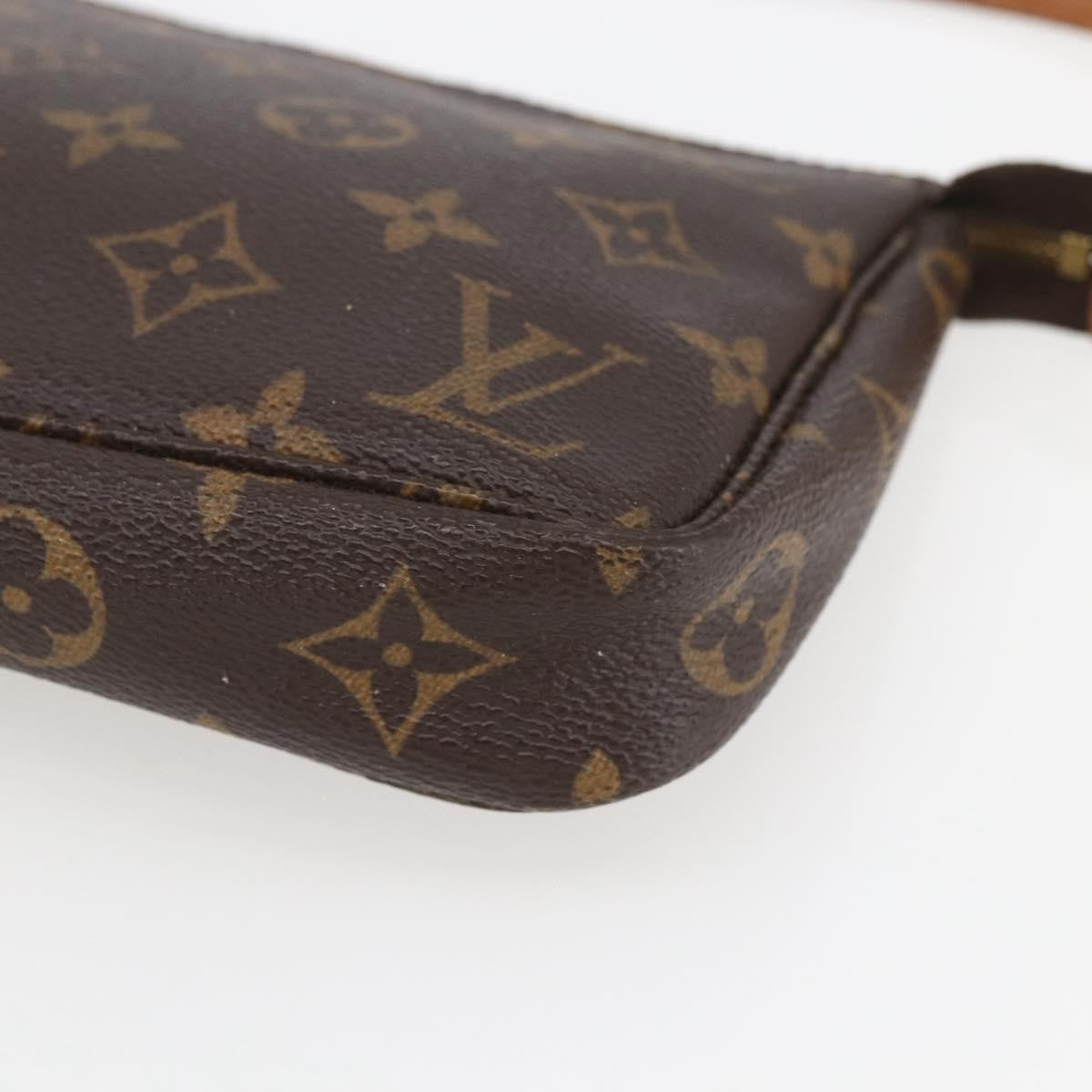Louis Vuitton Pochette Accessoires Nm Monogram Canvas Brown Canvas Clutche & Pouche Bag (Pre-Owned)