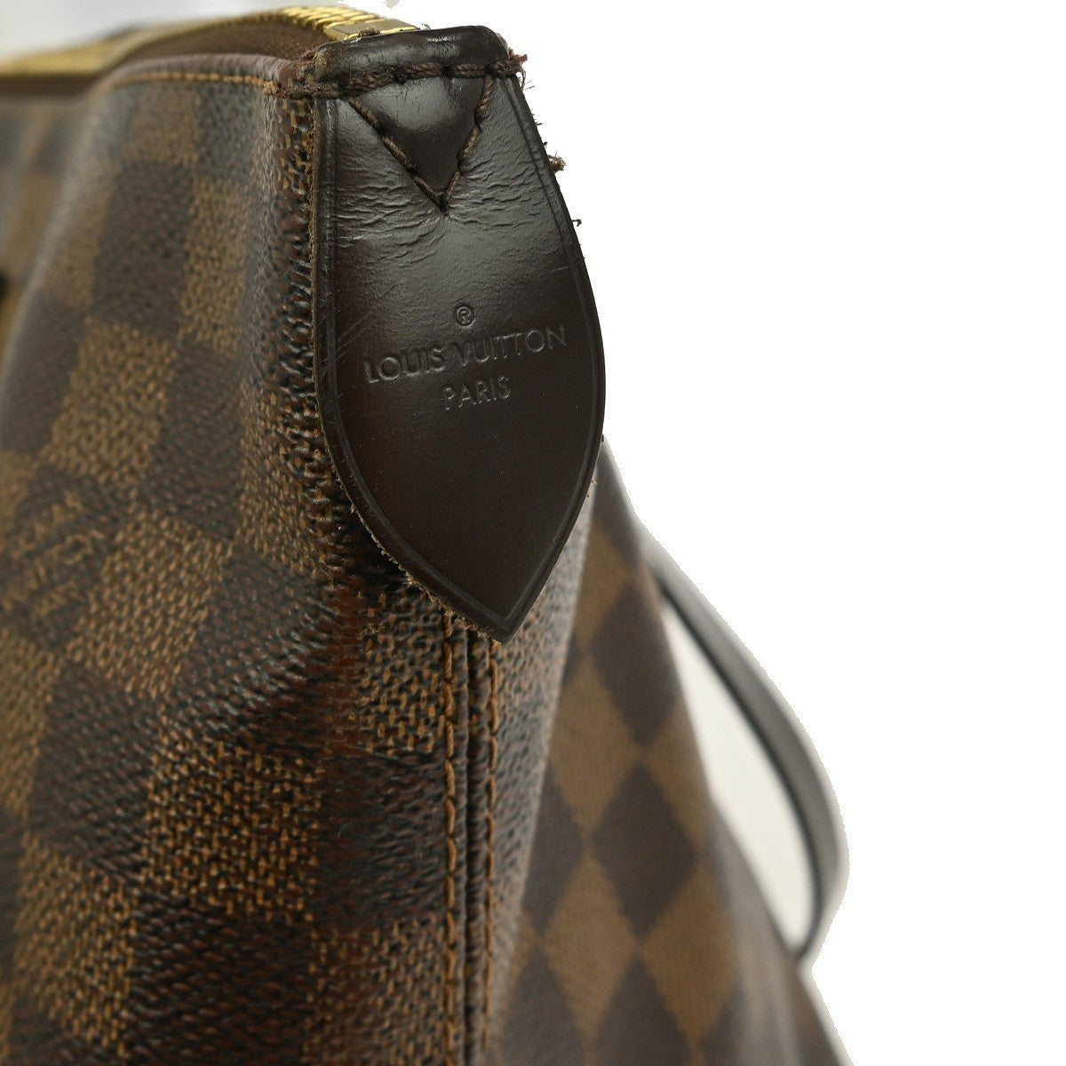 Louis Vuitton Iena Tote Damier Brown Canvas Tote Bag Bag (Pre-Owned)