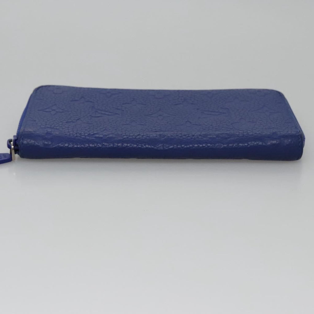 Louis Vuitton Portefeuille Zippy Monogramme Empreinte Monogramme Empreinte Blue Leather Wallets Accessory (Pre-Owned)