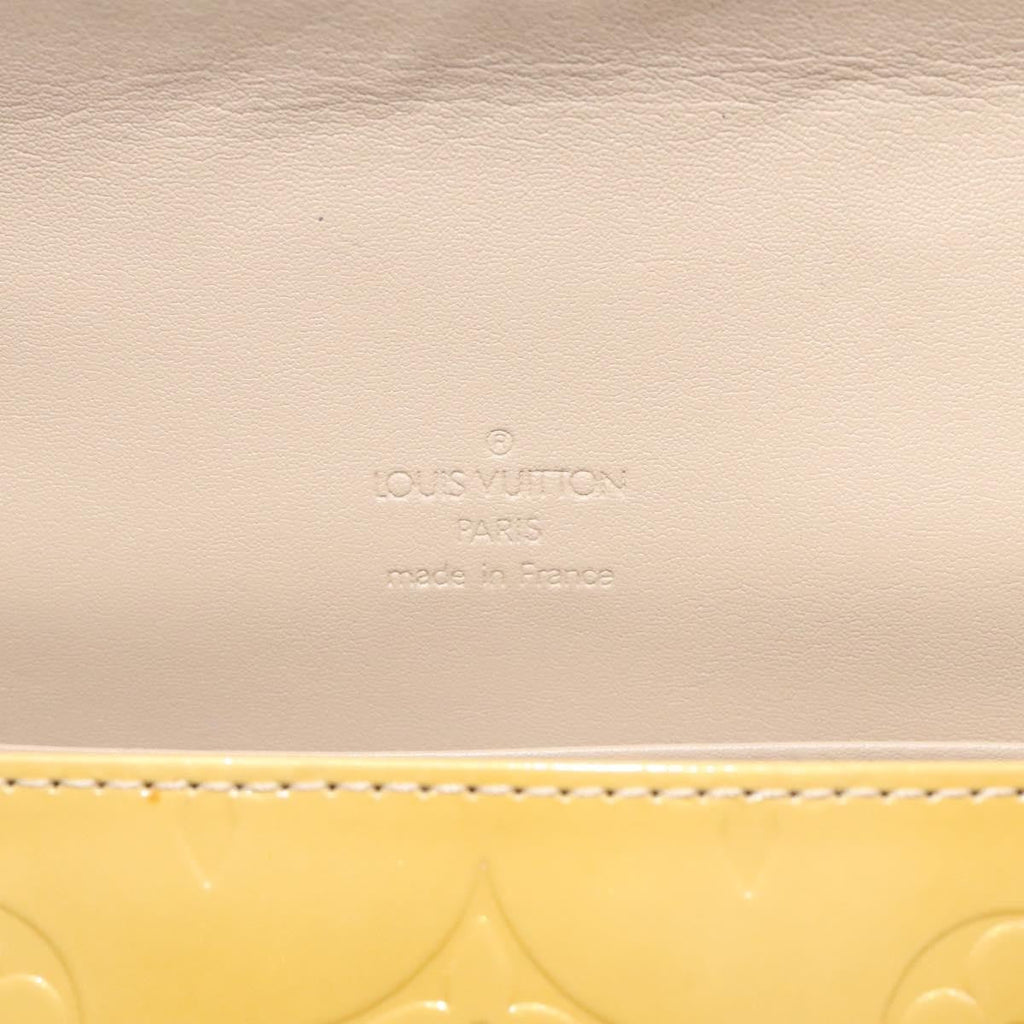 Louis Vuitton Thompson Street Handbag Monogram Vernis Beige Patent_Leather Bag (Pre-Owned)