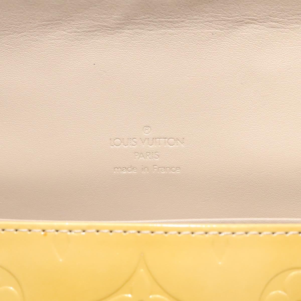 Louis Vuitton Thompson Street Handbag Monogram Vernis Beige Patent_Leather Bag (Pre-Owned)