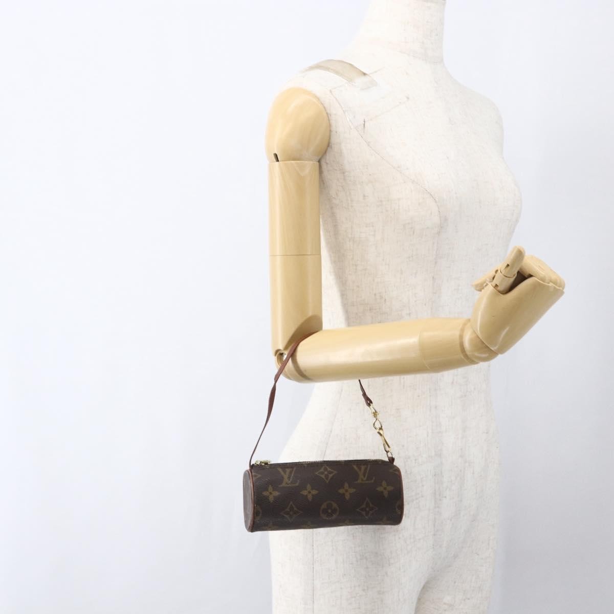 Louis Vuitton Papillon Pochette Monogram Canvas Brown Canvas Clutche & Pouche Bag (Pre-Owned)