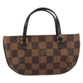 Louis Vuitton Manosque Pochette Damier Brown Canvas Clutche & Pouche Bag (Pre-Owned)