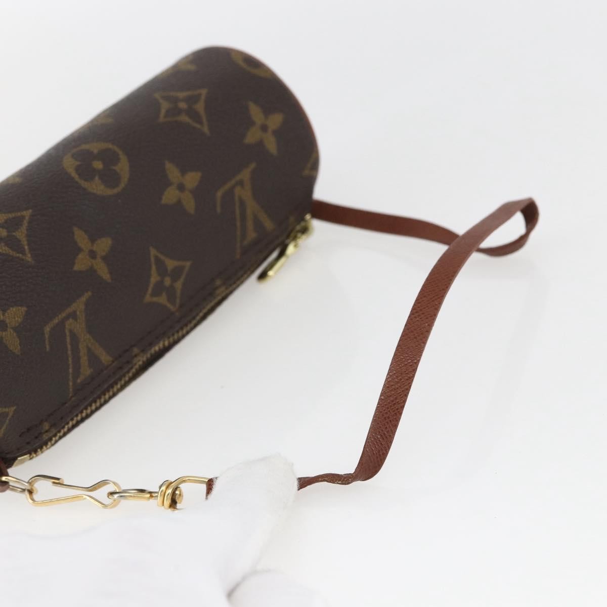 Louis Vuitton Papillon Pochette Monogram Canvas Brown Canvas Clutche & Pouche Bag (Pre-Owned)