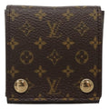 Louis Vuitton Case Jewelry Box Canvas Brown Canvas Wallets Accessory (Pre-Owned)