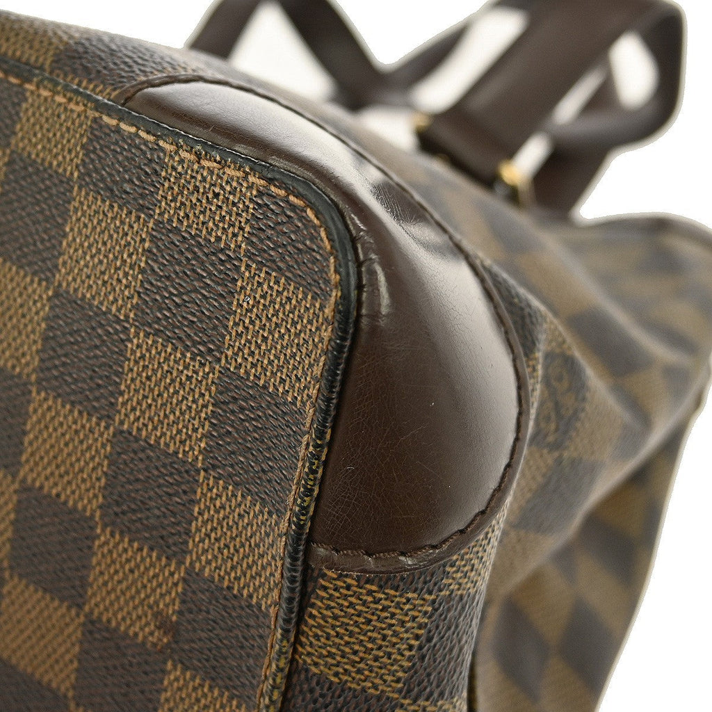 Louis Vuitton Hampstead Handbag Damier Brown Canvas Tote Bag Bag (Pre-Owned)