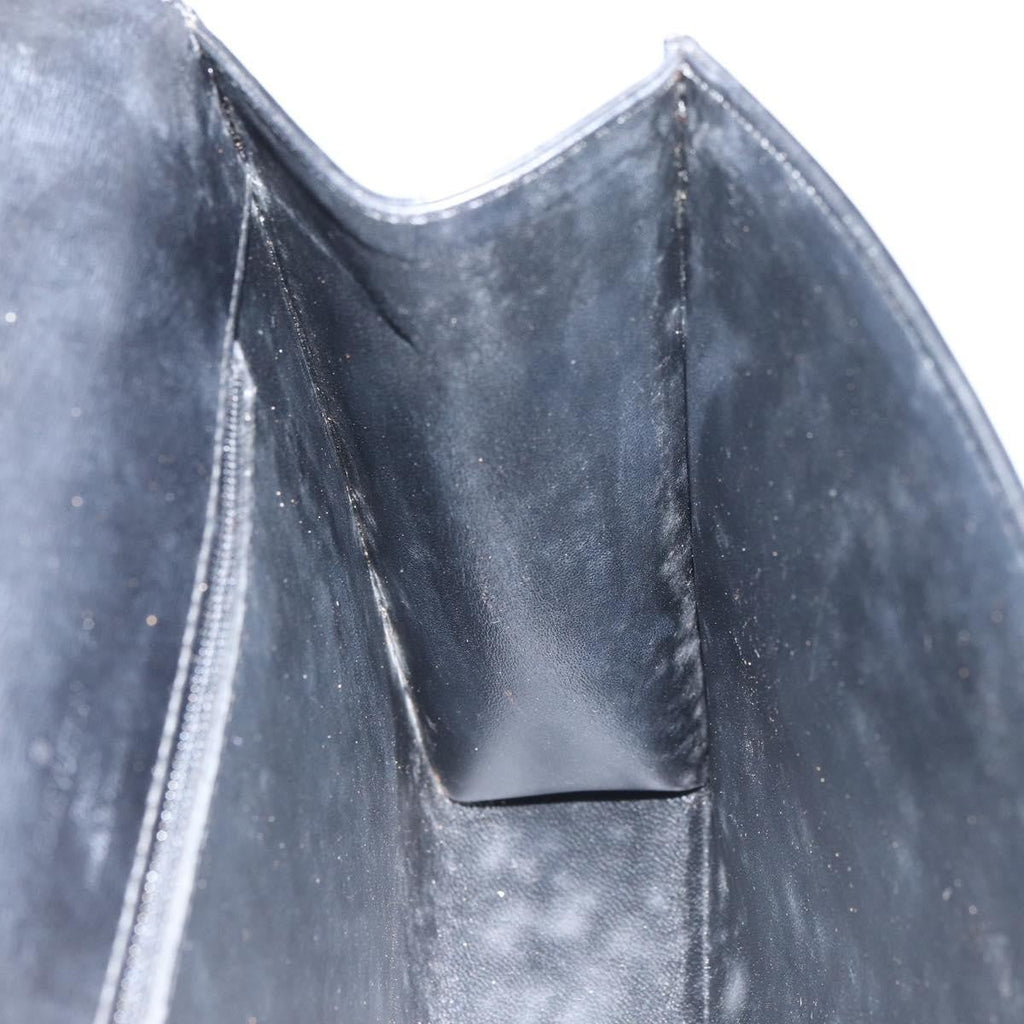 Louis Vuitton Opera Line Spartan Bag Leather Black Leather Handbag (Pre-Owned)