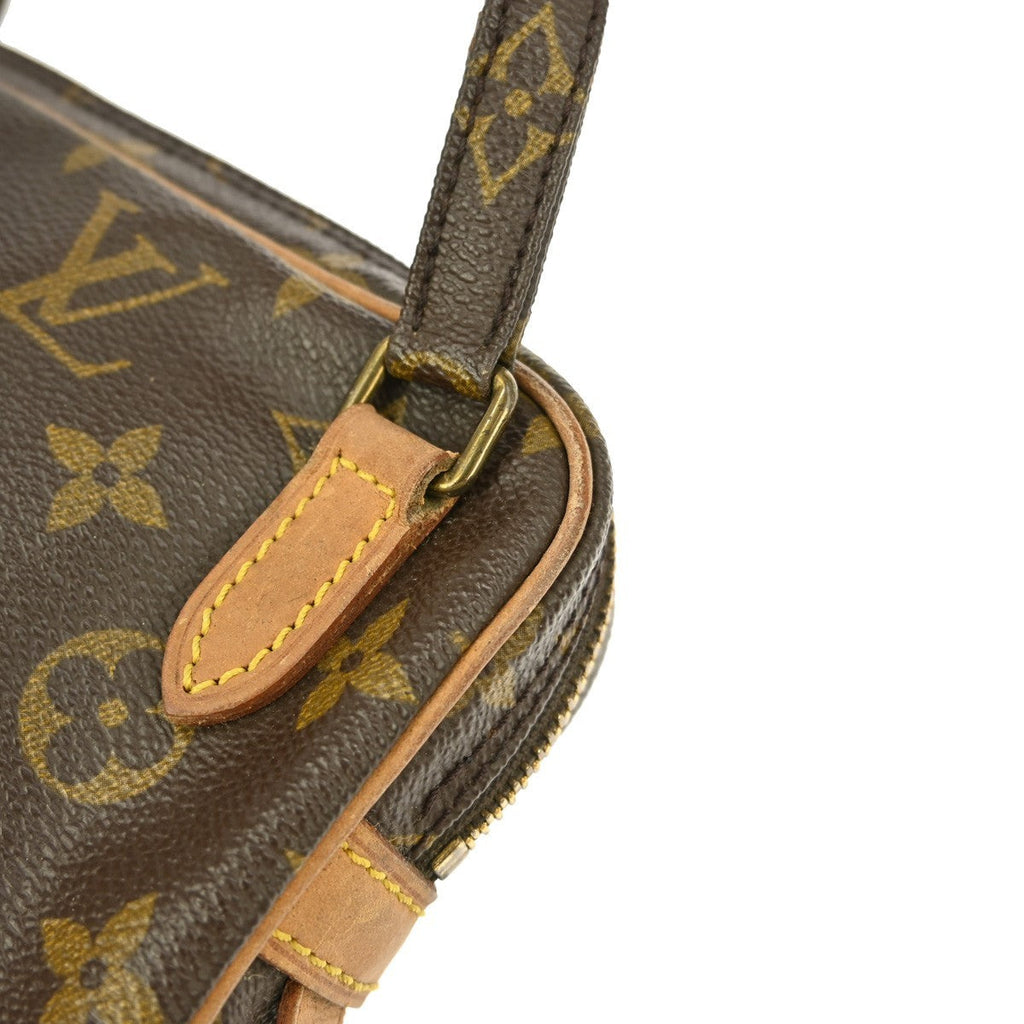 Louis Vuitton Pochette Marly Bandouliere Bag Monogram Canvas Brown Canvas Shoulder Bag Bag (Pre-Owned)