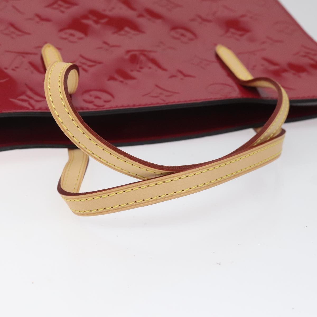 Louis Vuitton Catalina Handbag Monogram Vernis Pink Patent_Leather Bag (Pre-Owned)