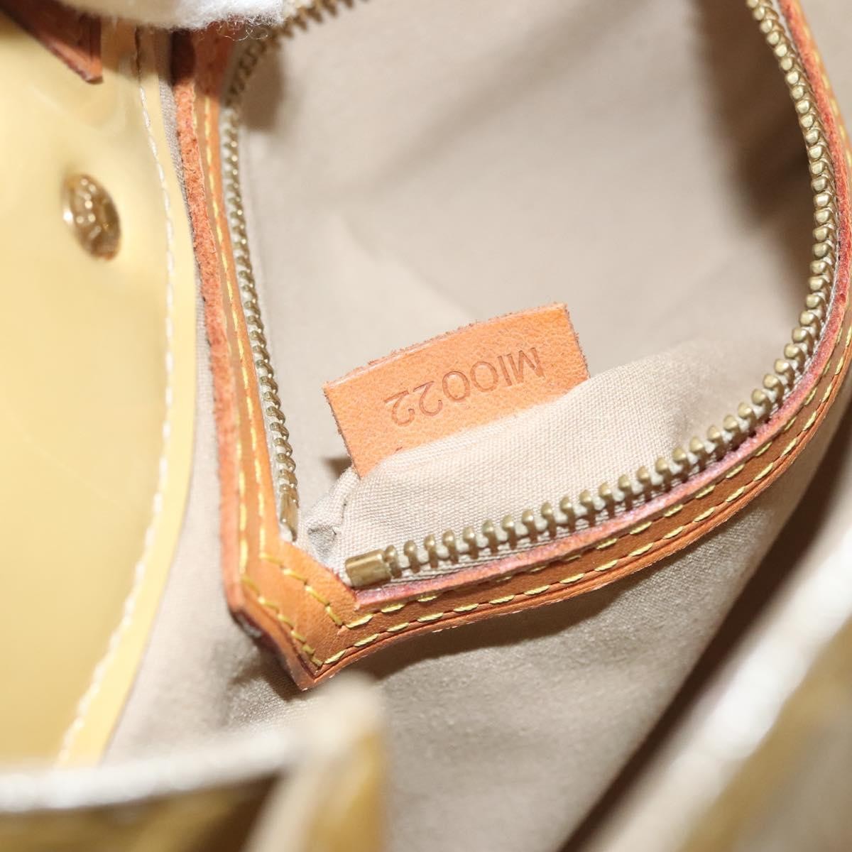 Louis Vuitton Reade Handbag Monogram Vernis Beige Patent_Leather Handbag (Pre-Owned)