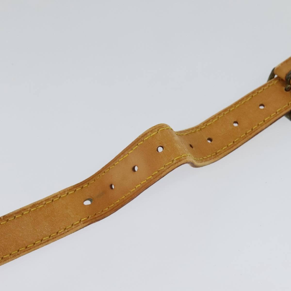 Louis Vuitton Adjustable Shoulder Strap Vachetta Leather Beige Leather Straps Accessory (Pre-Owned)