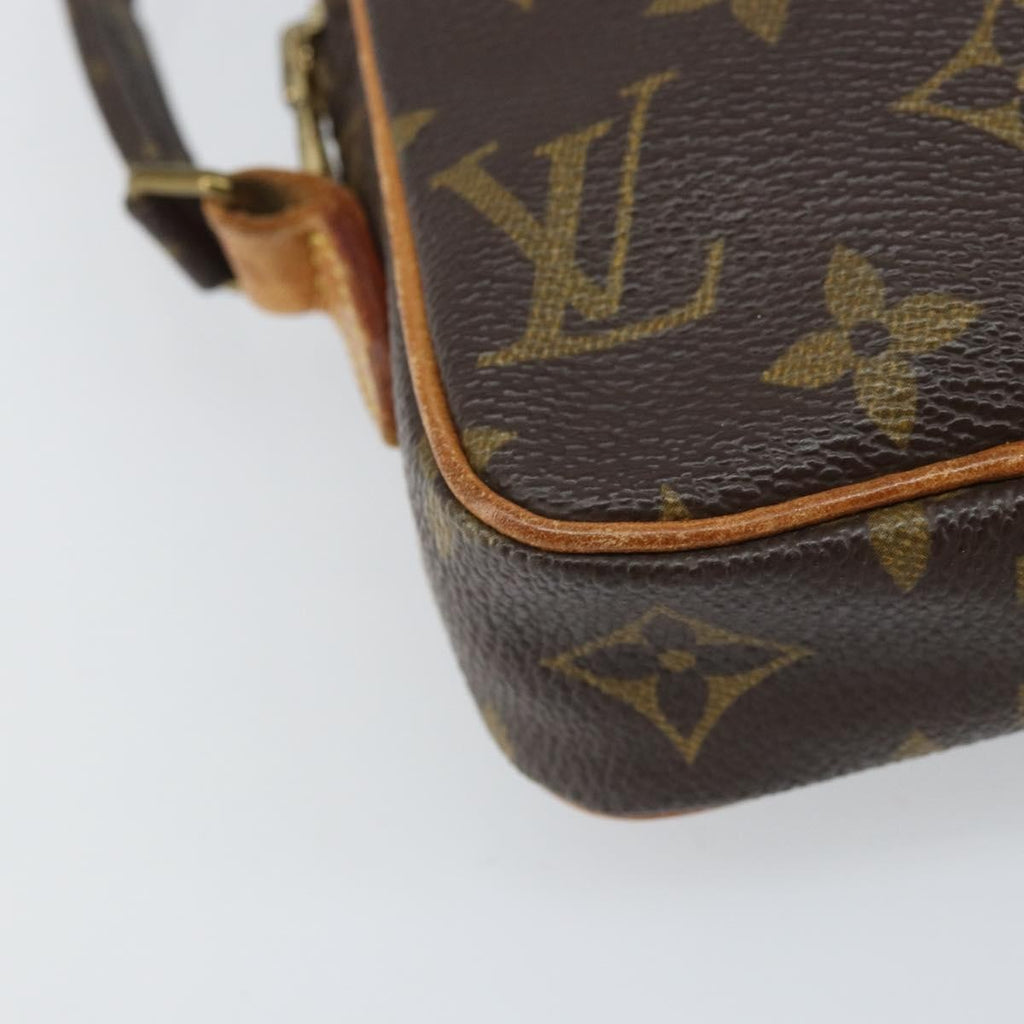 Louis Vuitton Danube Handbag Monogram Canvas Brown Canvas Shoulder Bag Bag (Pre-Owned)