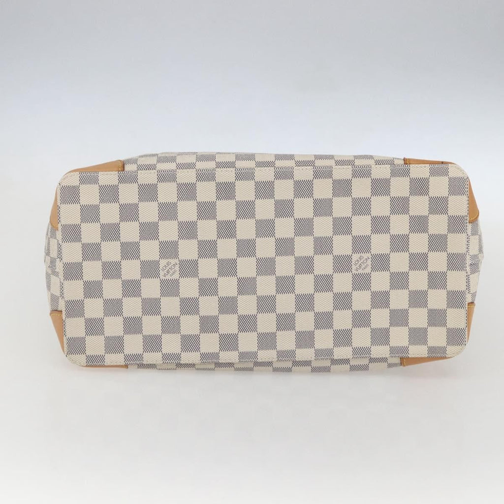 Louis Vuitton Hampstead Handbag Damier White Canvas Tote Bag Bag (Pre-Owned)