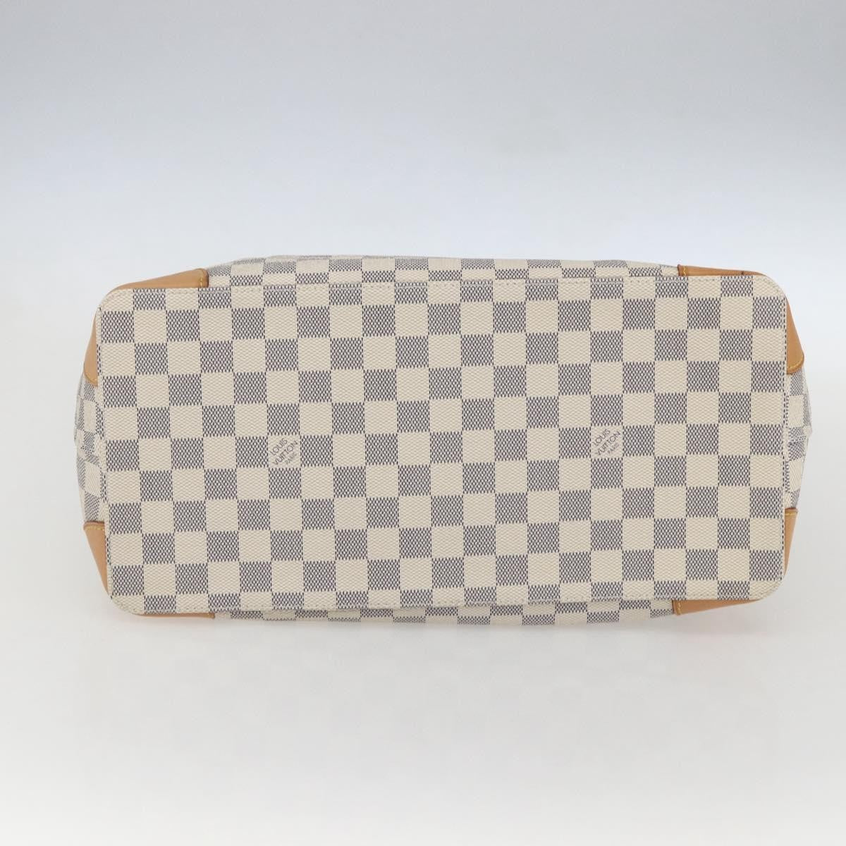 Louis Vuitton Hampstead Handbag Damier White Canvas Tote Bag Bag (Pre-Owned)