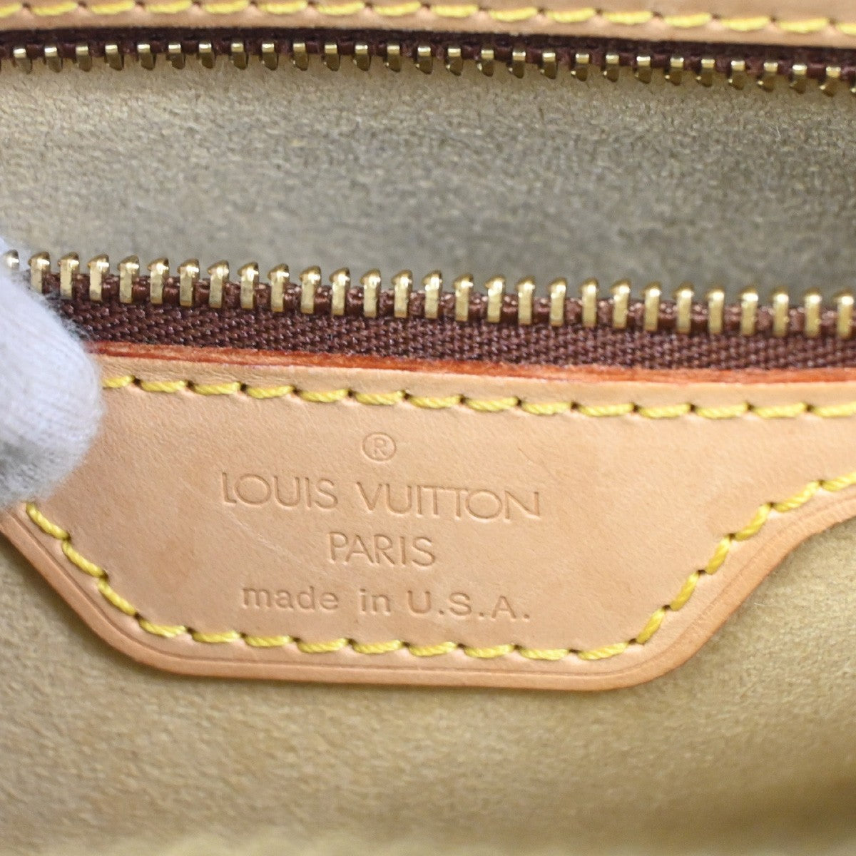 Louis Vuitton Monogram Looping Handbag Monogram Canvas Brown Canvas Shoulder Bag Bag (Pre-Owned)