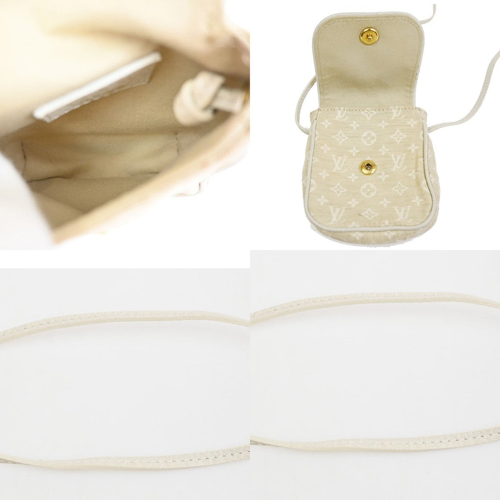 Louis Vuitton Cancun Pochette Monogram Mini Canvas Beige Canvas Clutche & Pouche Bag (Pre-Owned)