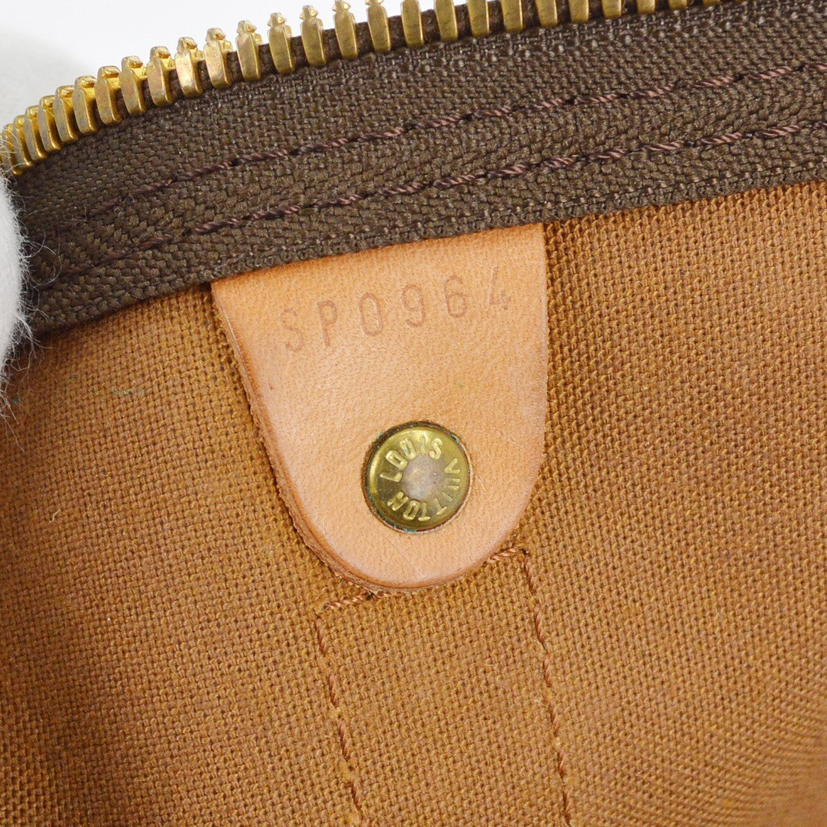 Louis Vuitton Keepall Bag Monogram Canvas Brown Canvas Travel Bag Bag (Pre-Owned)