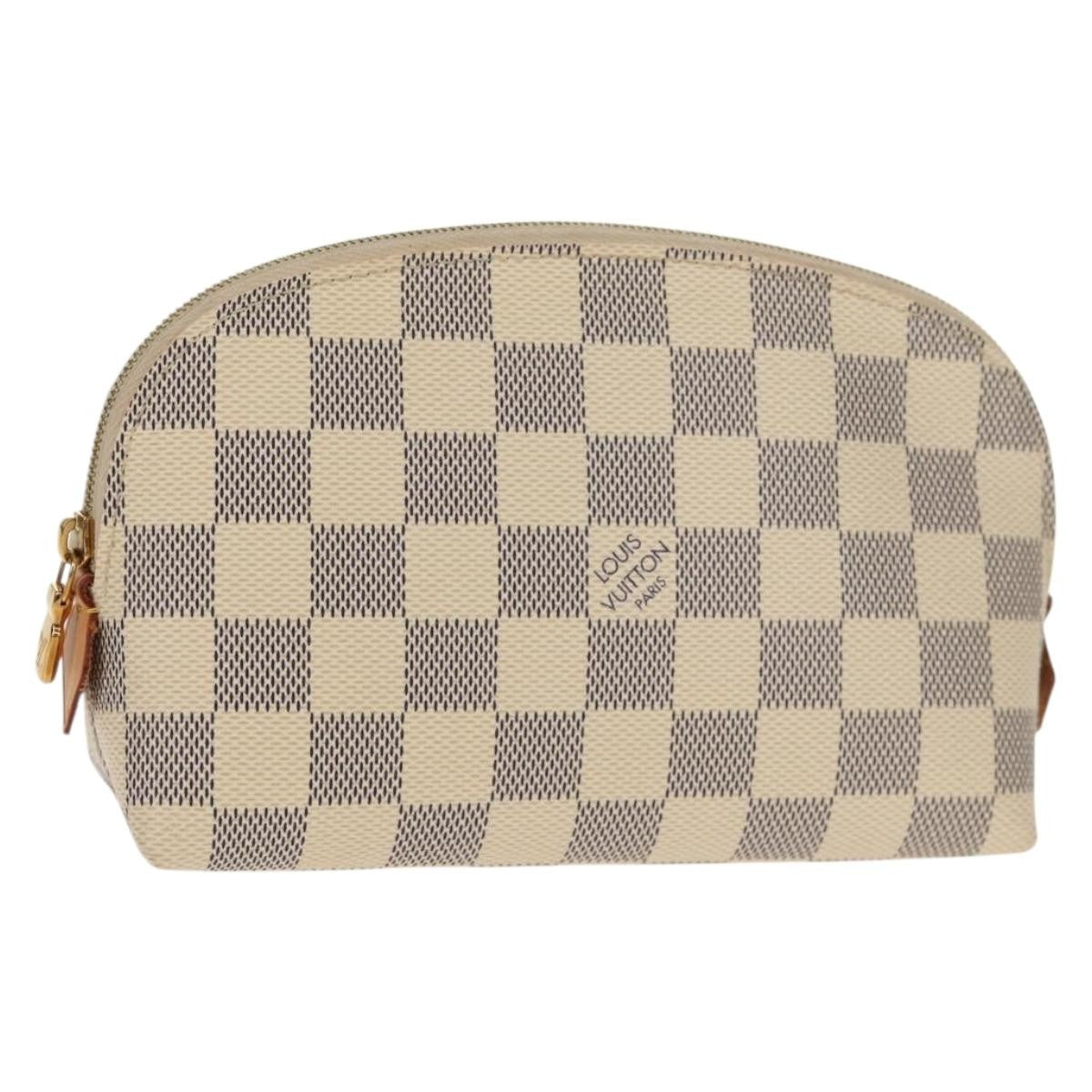 Louis Vuitton Cosmetic Pouch Damier Beige Canvas Clutche & Pouche Bag (Pre-Owned)