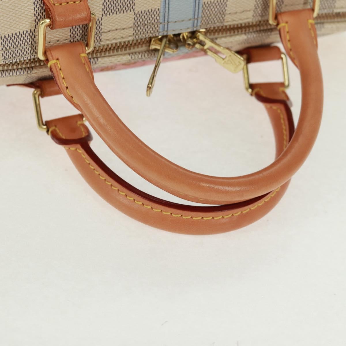 Louis Vuitton Speedy Bandouliere Bag Limited Edition Summer Trunks Monogram Canvas Multicolour Canvas Handbag (Pre-Owned)