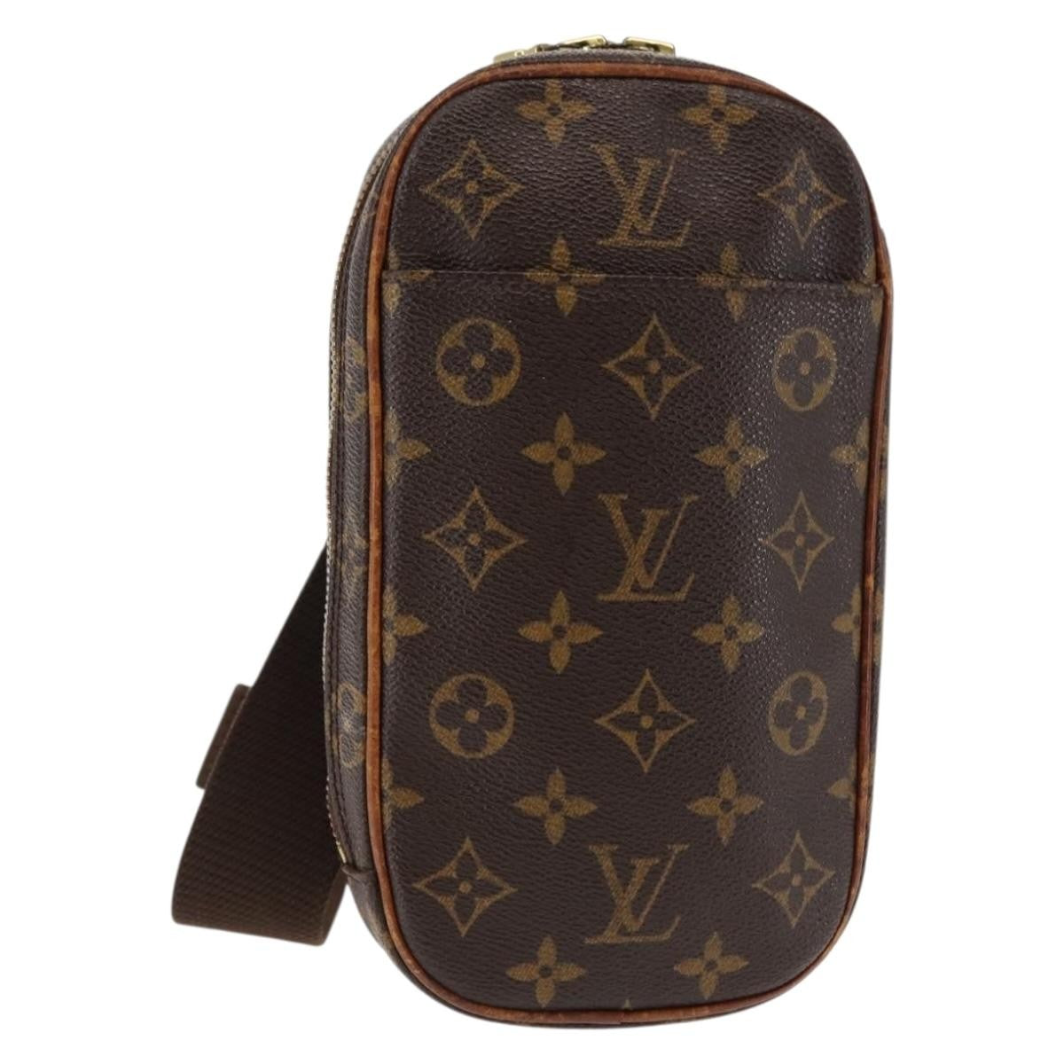 Louis Vuitton Pochette Gange Monogram Canvas Brown Canvas Clutche & Pouche Bag (Pre-Owned)