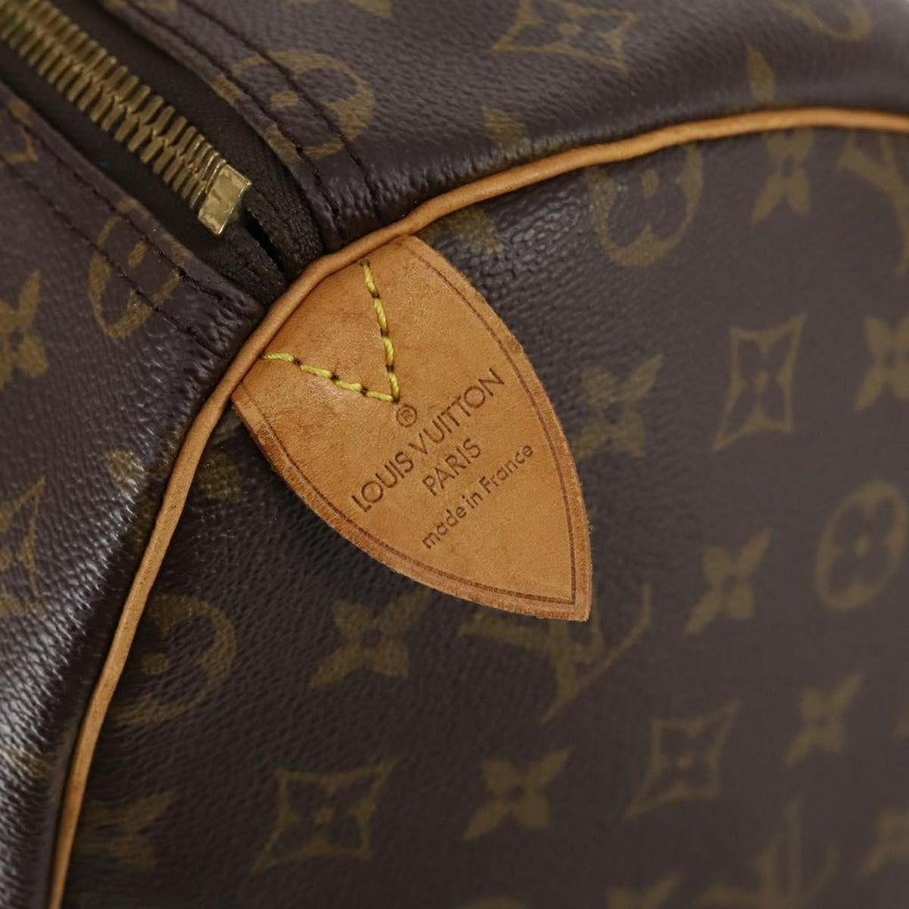 Louis Vuitton Keepall Bag Monogram Canvas Brown Canvas Travel Bag Bag (Pre-Owned)