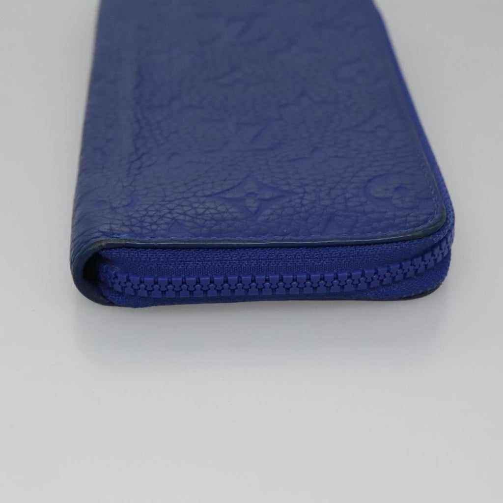 Louis Vuitton Portefeuille Zippy Monogramme Empreinte Monogramme Empreinte Blue Leather Wallets Accessory (Pre-Owned)